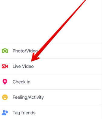 How to Use “Facebook Live Video” on an iPhone/iPad
