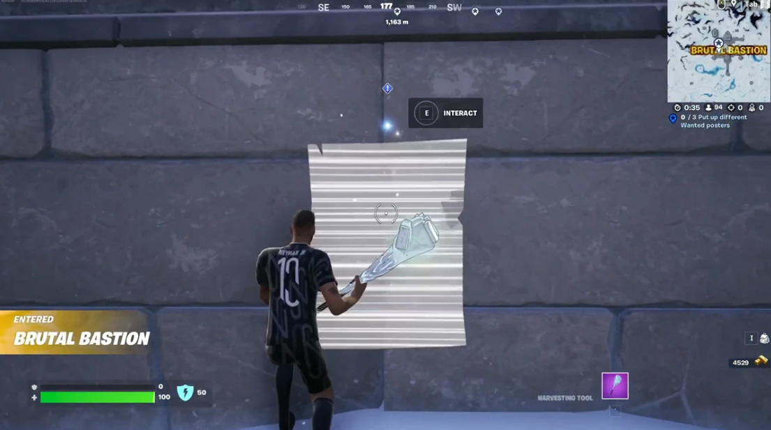 How to Put Up Wanted Posters in Fortnite