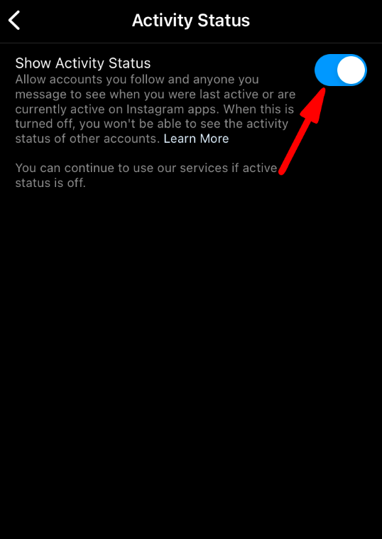 How to Enable Activity Status on Instagram