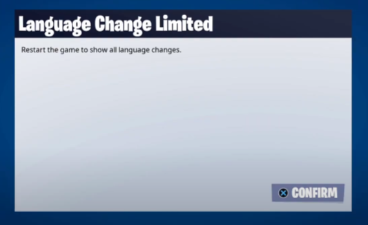 How to Change the Language in Fortnite