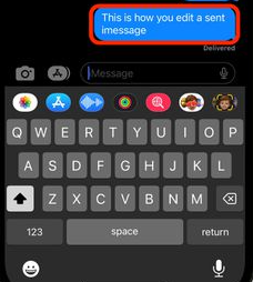 How to Edit Texts Messages in iMessage