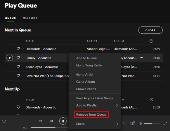 How to Clear Spotify Queue on Windows and Mac