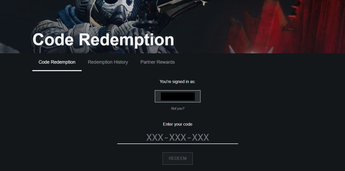 How to Redeem Codes in Destiny 2