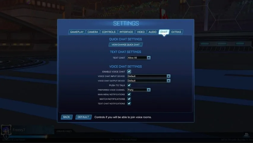 How to Disable or Turn Off Voice Chat in Rocket League