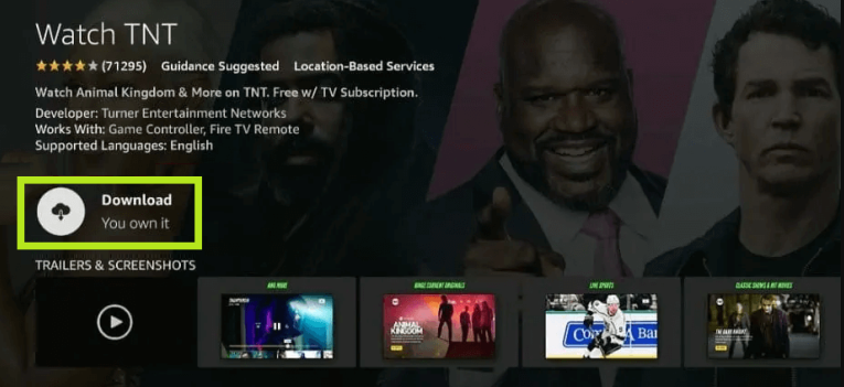 How to Download and Install TNT on Firestick