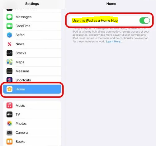 How to Use an iPad as a Homekit Hub