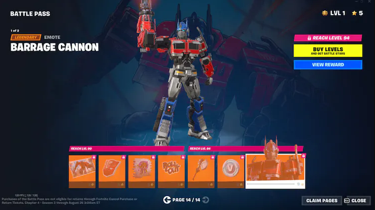 How to Get or Unlock the Optimus Prime in Fortnite