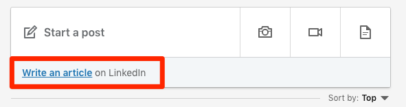 How to Post an Article on LinkedIn