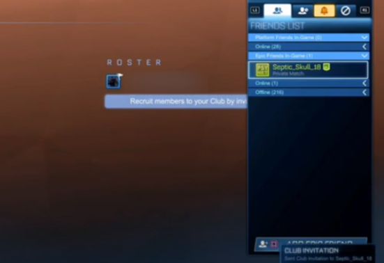 How to Create a Club in Rocket League