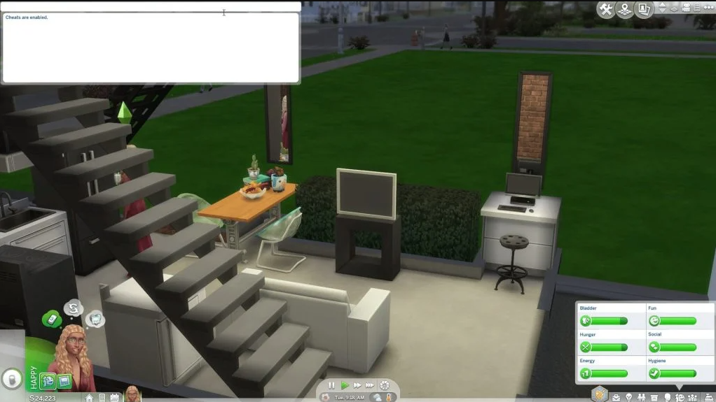 How to Show Debug Items in Sims 4