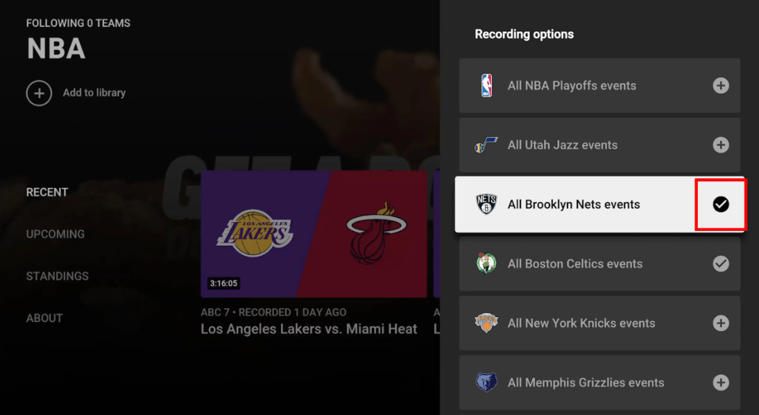 How to Record Live Sports on YouTube TV