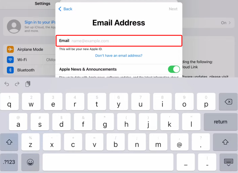 How to Create an iCloud Email Account on iPad