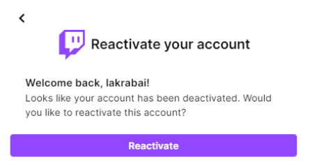 How to Re-Enable Your Twitch Account