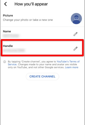 How to Change YouTube Handle on the Mobile App