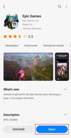 How to Install Fortnite from Samsung Galaxy Store