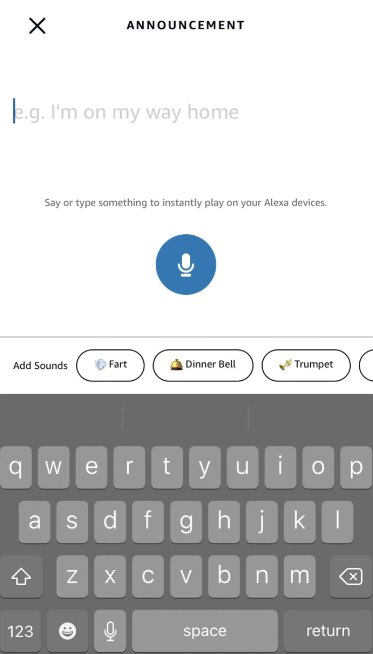 How to Use an Announcement Function on Alexa