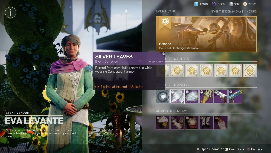 How to Farm Silver Leaves and Ash in Destiny 2