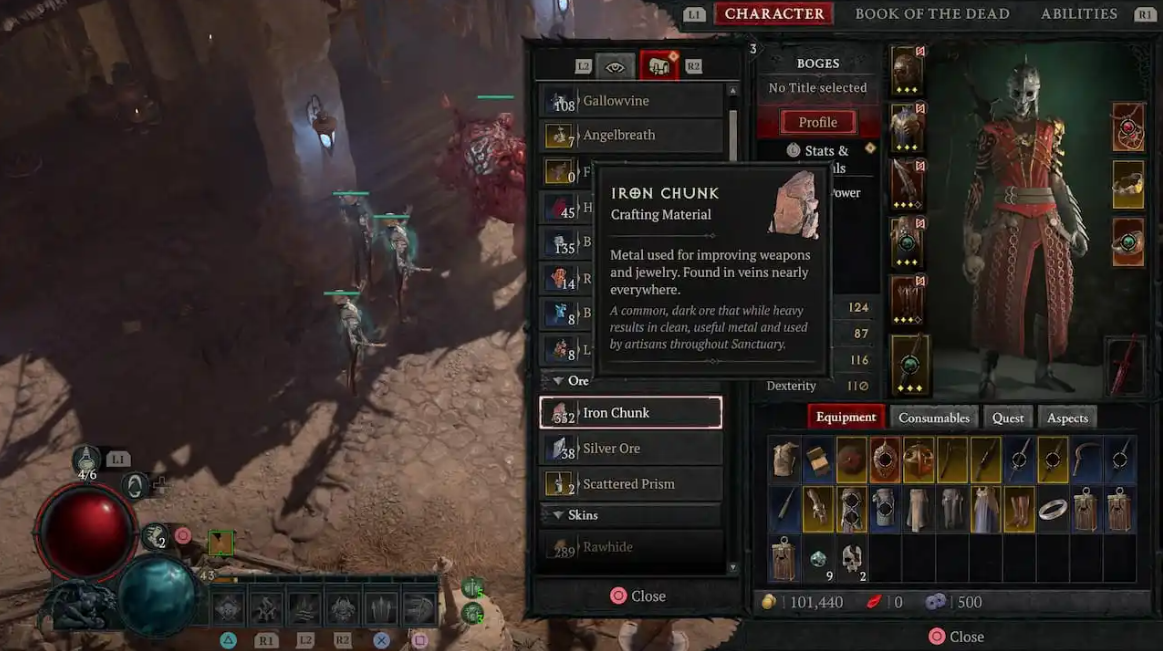 How to Farm Iron and Silver Ore in Diablo 4