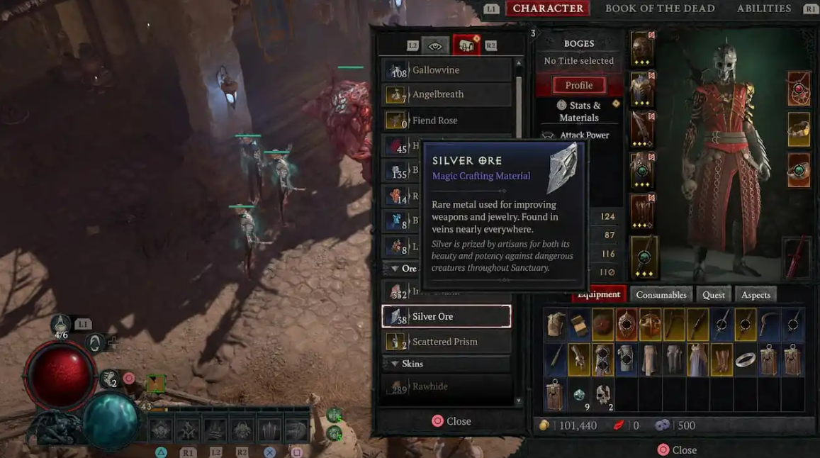 How to Farm Iron and Silver Ore in Diablo 4