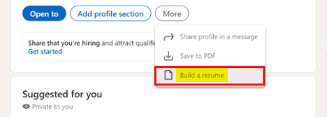 How to Create a Resume on LinkedIn
