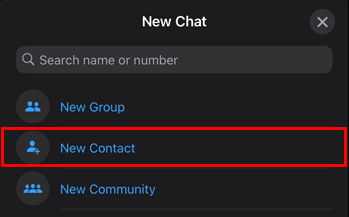 How to Add Contacts Manually to Whatsapp on iPhone