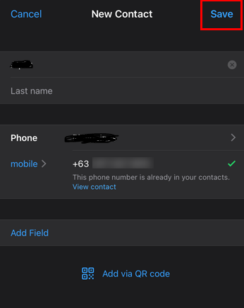 How to Add Contacts Manually to Whatsapp on iPhone