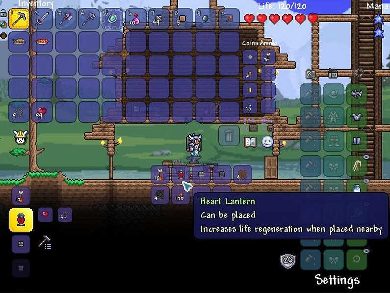 How to Make the Chains in Terraria