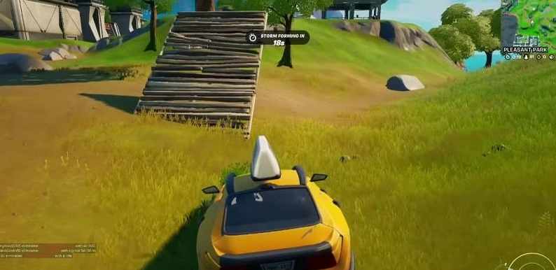 How to Use a Flipped Car to Turn It Rightside Up in Fortnite