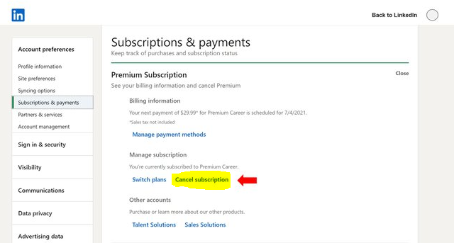 How to Cancel LinkedIn Learning