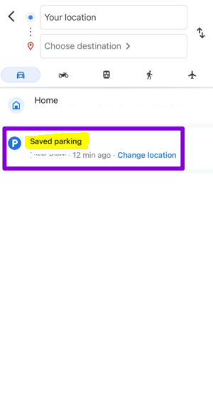 How to Locate the Parked Car on Google Maps