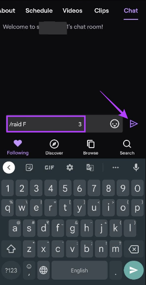 How to Raid Someone on Twitch Mobile App