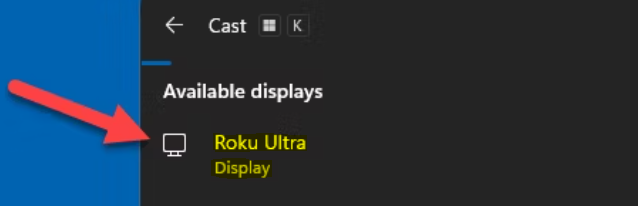 How to Cast from Windows to Roku