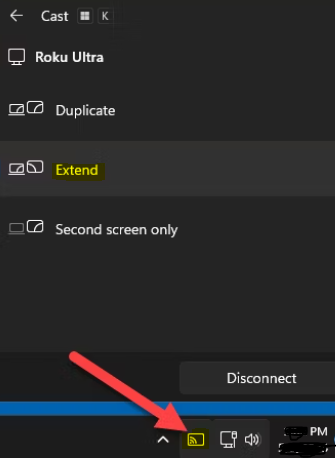 How to Cast from Windows to Roku