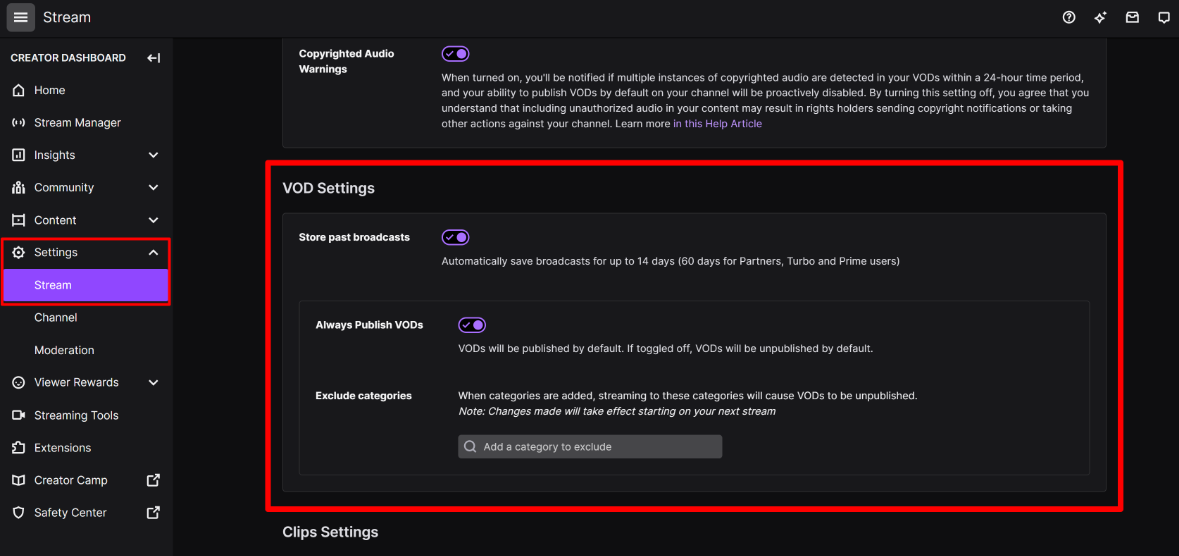 How to Save Streams on Twitch