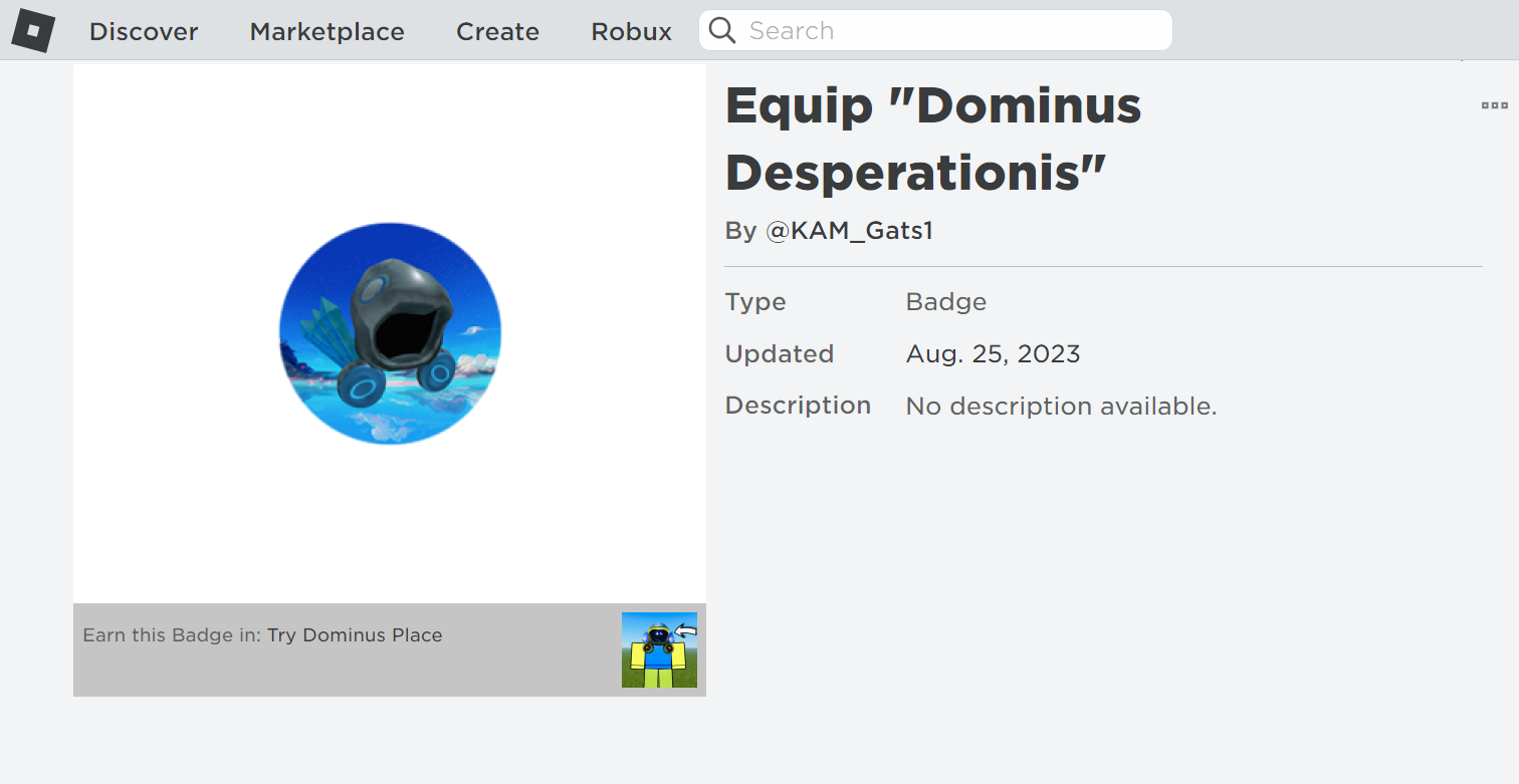 Dominus Azurelight in Roblox: What it is & how to get it