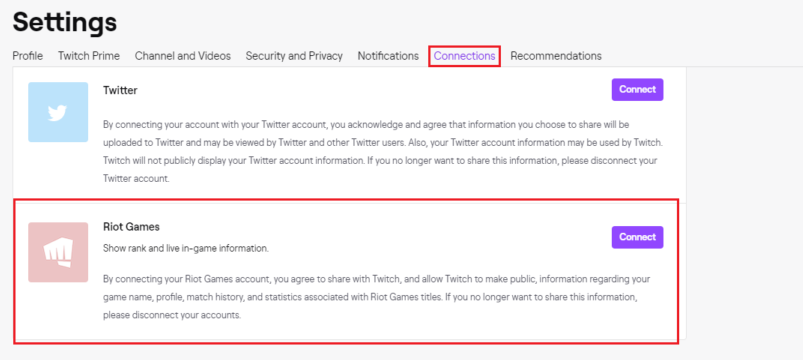 How to Link Riot Account to Twitch