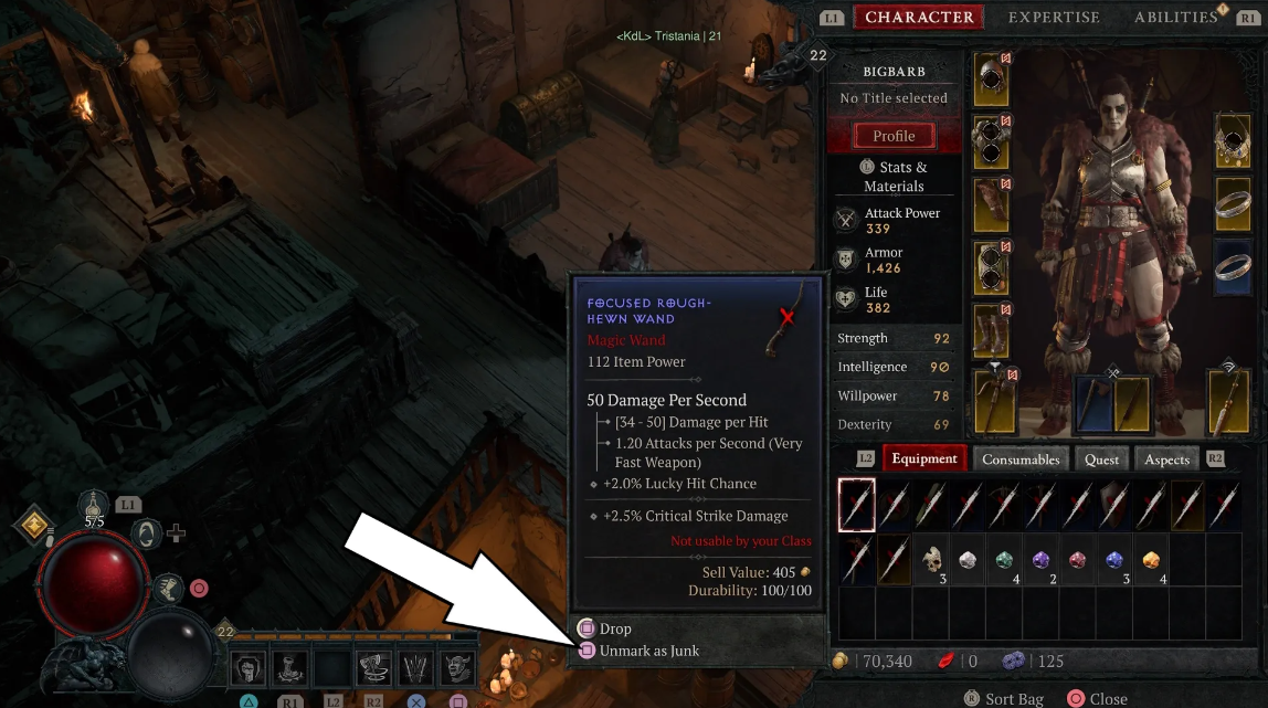 How to Salvage Legendary Items in Diablo 4