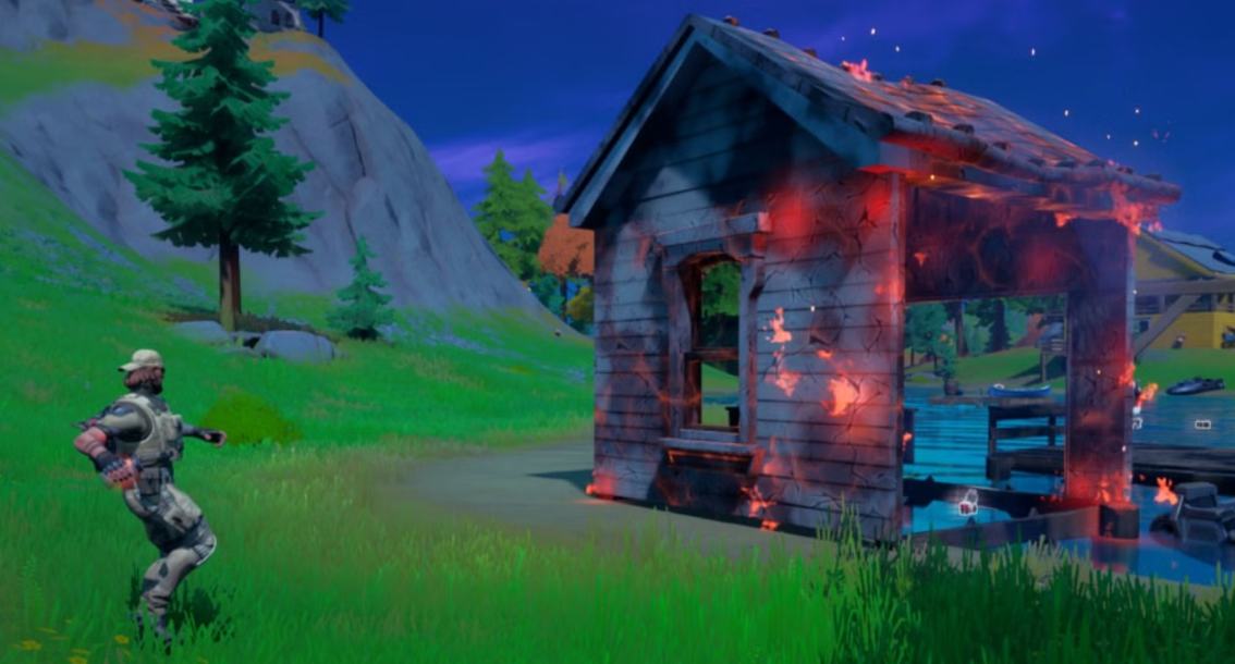 How to Ignite Objects in Fortnite