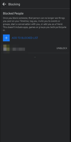 How to View Facebook Blocked List on Mobile App