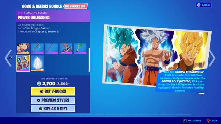 How to Unlock the Goku Skin in Fortnite