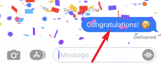 How to Send Confetti in iMessage