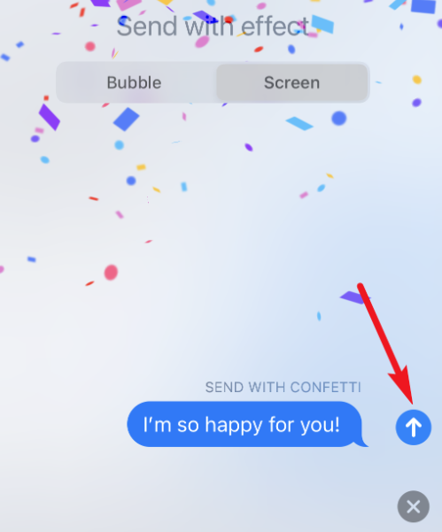 How to Send Confetti in iMessage