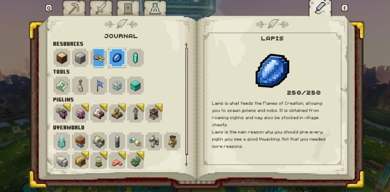 How to Find Lapis in Minecraft Legends