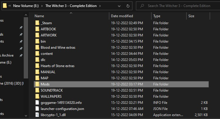 How to Install Mods in The Witcher 3