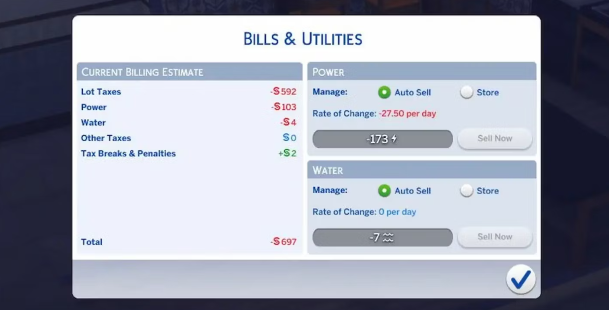 How to Pay Bills in The Sims 4