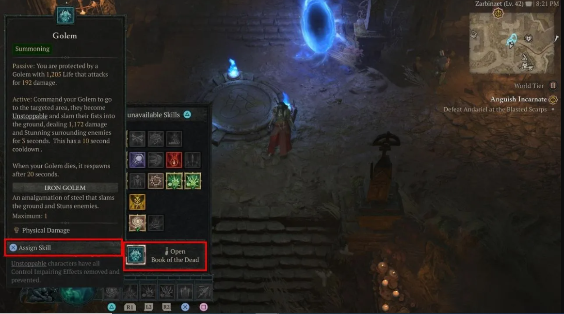 How to Summon a Golem in Diablo 4