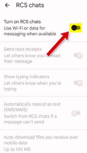 How to Turn On RCS Chats in Google Messages App