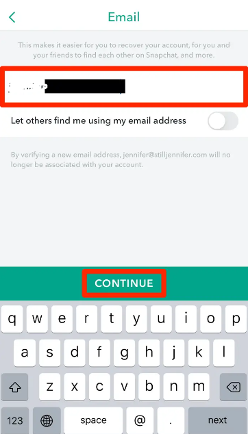 How to Change the Email on Snapchat
