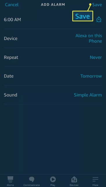 How to Set Alarms on Alexa App