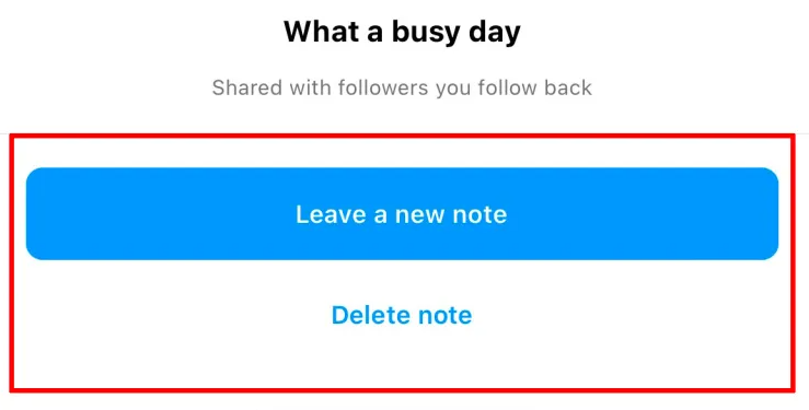 How to Delete Notes on Instagram App